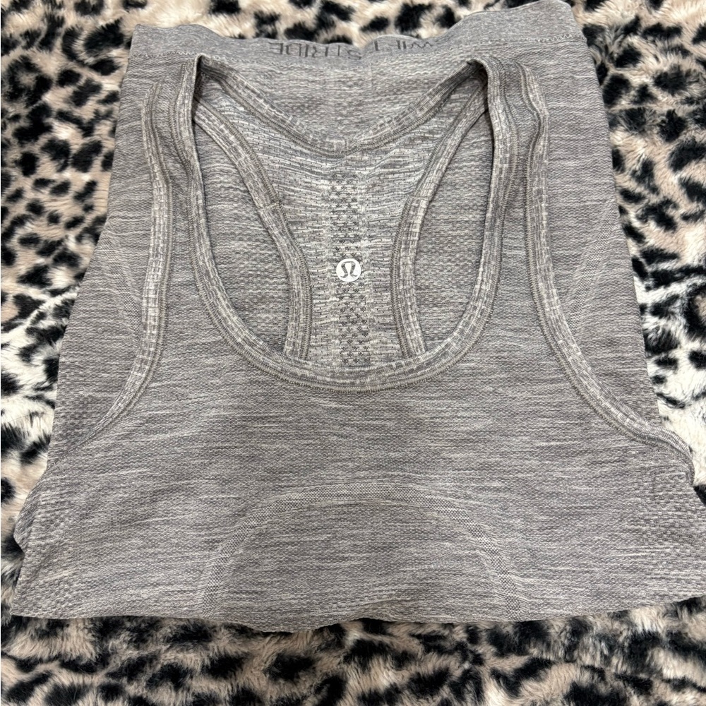 Lululemon Gray Racerback Tank Top